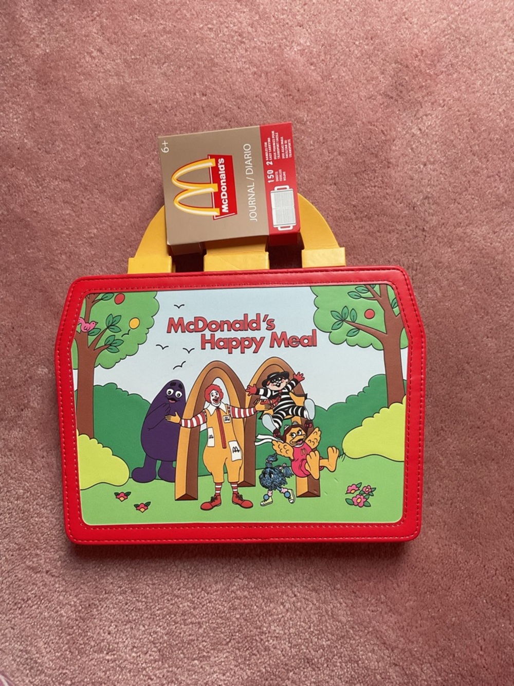 Loungefly McDonald’s happy meal lunchbox journal diary notebook